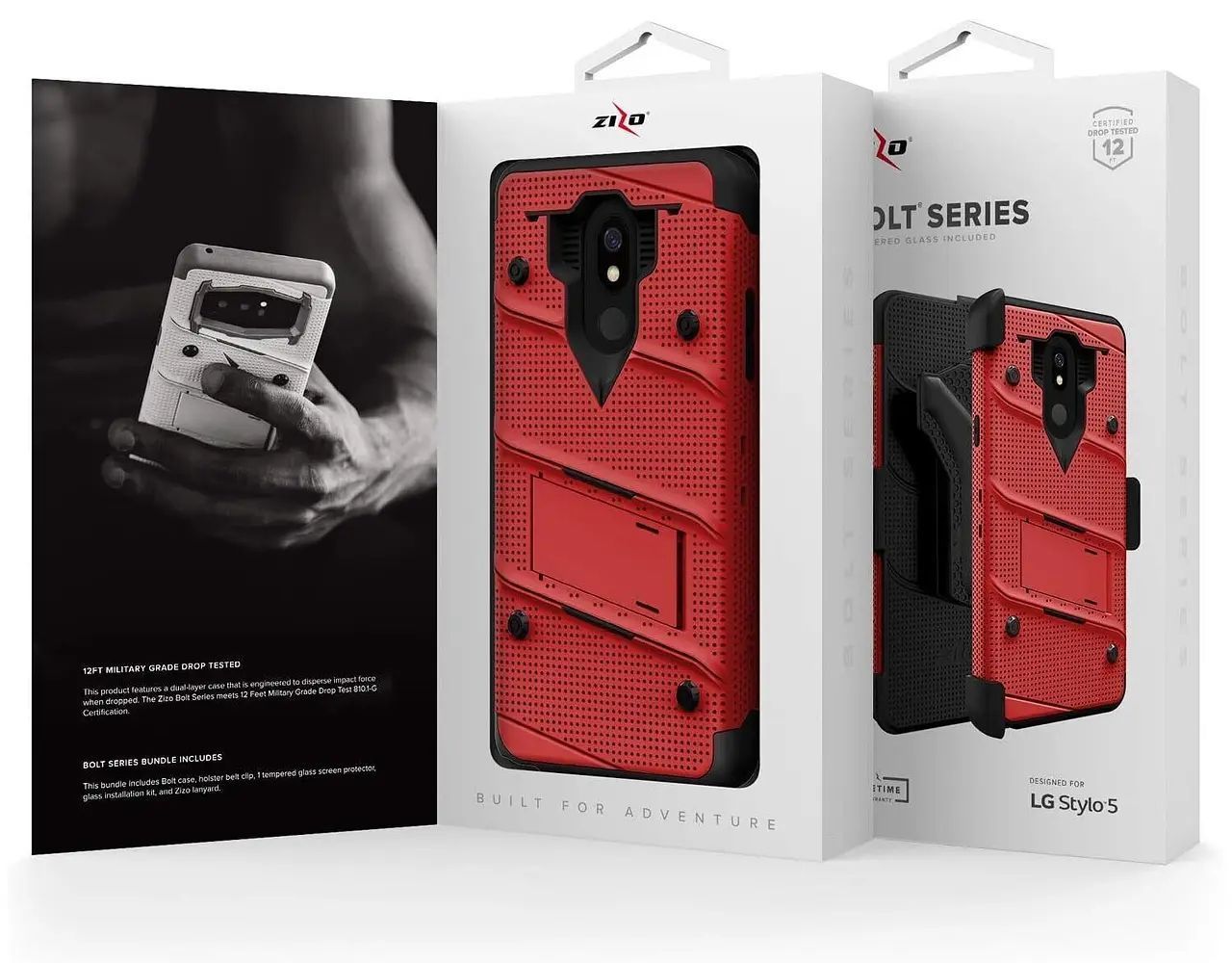 ZIZO BOLT Series Phone Case for LG Harmony 3/ K40/ Solo - Reebelo US