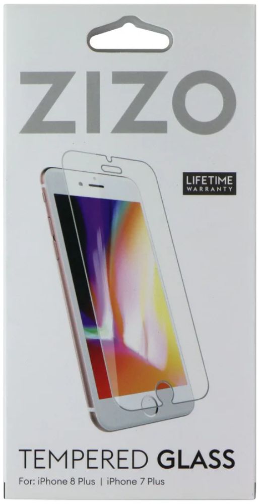 ZIZO High Impact Tempered Glass Screen Protector for iPhone 8 Plus/7 Plus/6s Plus - Reebelo US