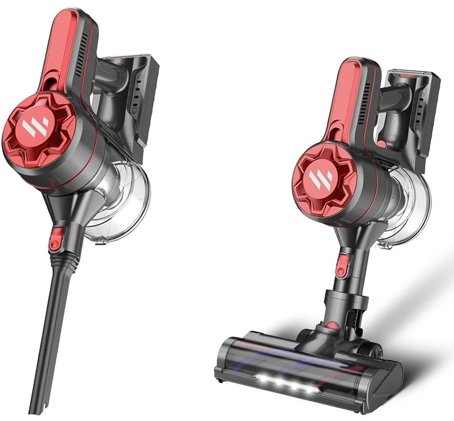 Zoker A10 80000 RPM Brushless Motor Cordless Vacuum Cleaner - Red