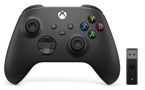 Microsoft Xbox Wireless Controller with Wireless Adapter - Black