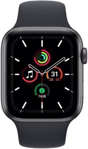 Apple Watch SE 1st Gen (2020) (Cellular + GPS) - 32GB - 44mm - Space Grey Aluminum Case with Midnight Rubber Sport Band