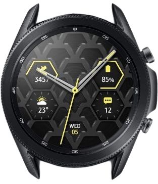 Samsung Galaxy Watch3 (No Band) (Bluetooth) - 8GB - 45mm - Mystic Black Titanium Case No Band