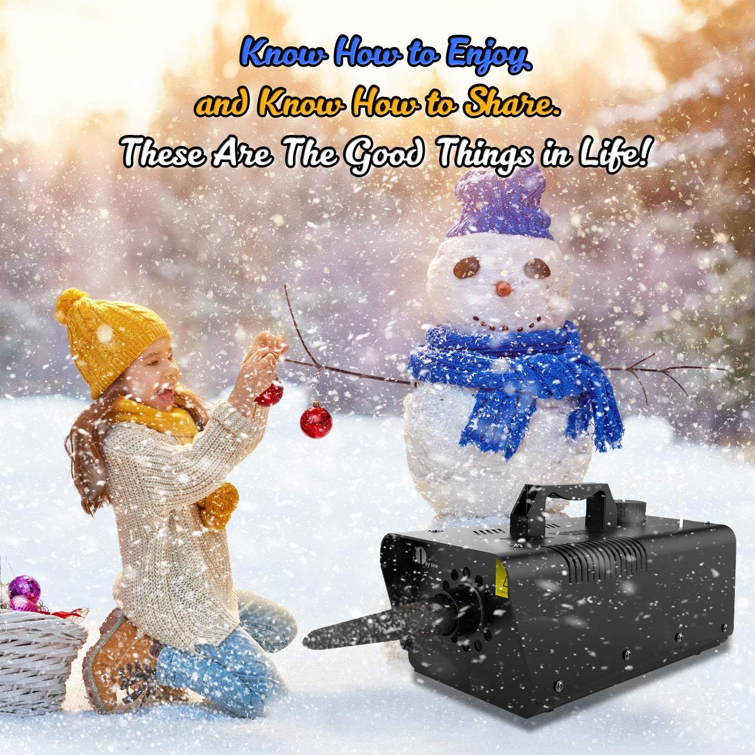 Refurbished 1byone 650W Wired Remote Control Snow Machine - Reebelo US