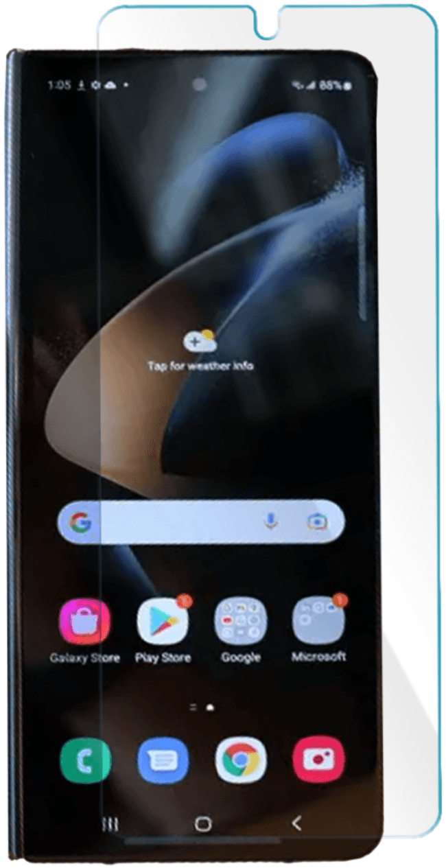 Gadget Guard Gadget Guard Tempered Glass Screen Protector for Samsung Galaxy Z Fold5 (Outer Screen)