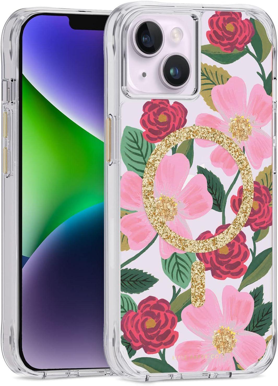 Case-Mate & Rifle Paper Co. Phone Case with Magsafe for iPhone 14 Plus
