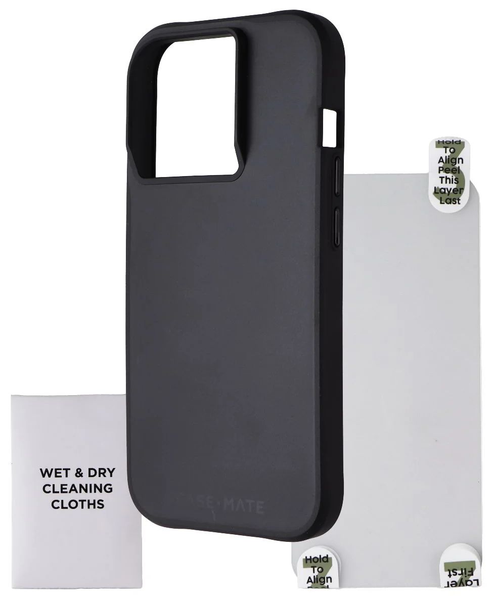 Case-Mate Tough Case + Glass Screen Protector for Apple iPhone 15 Pro