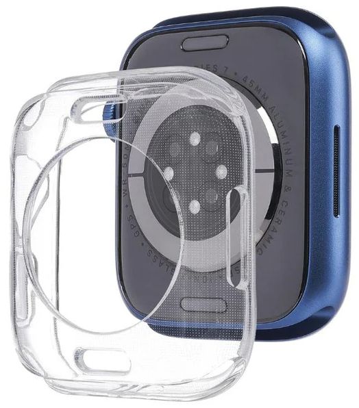 Case- Mate Tough Clear Watch Bumper for Apple Watch Series 7/8/9 (45mm)
