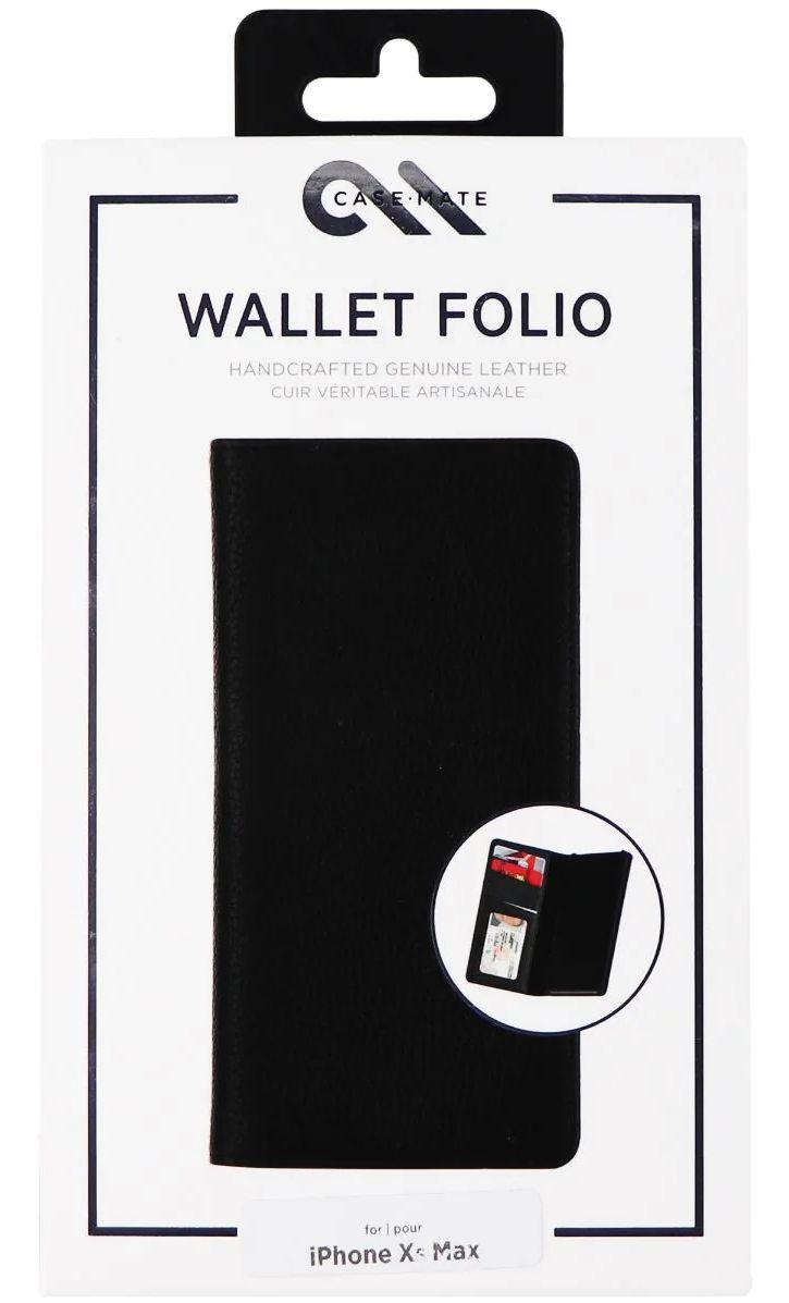 Case-Mate Wallet Folio Genuine Leather Case for Apple iPhone XS Max