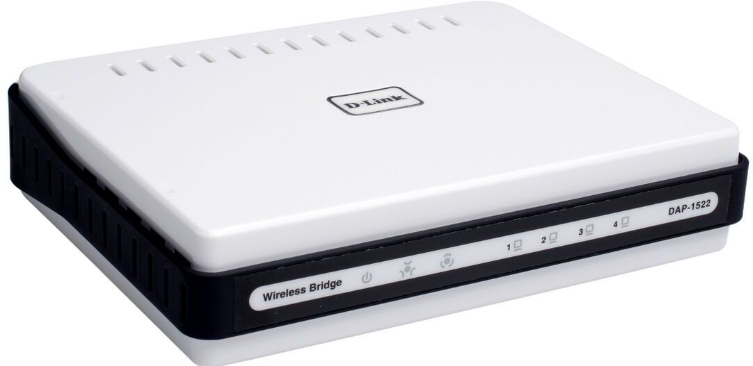 D-Link Wireless Dual Band N 300+ Mbps Wi-Fi Gigabit Range Extender and Access Point (DAP-1522)