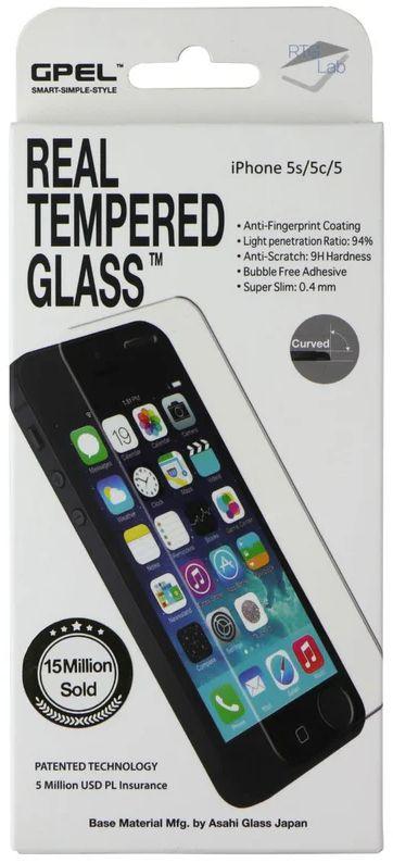GPEL Real Tempered Glass Screen Protector for iPhone 5s/ iPhone 5c/ iPhone 5