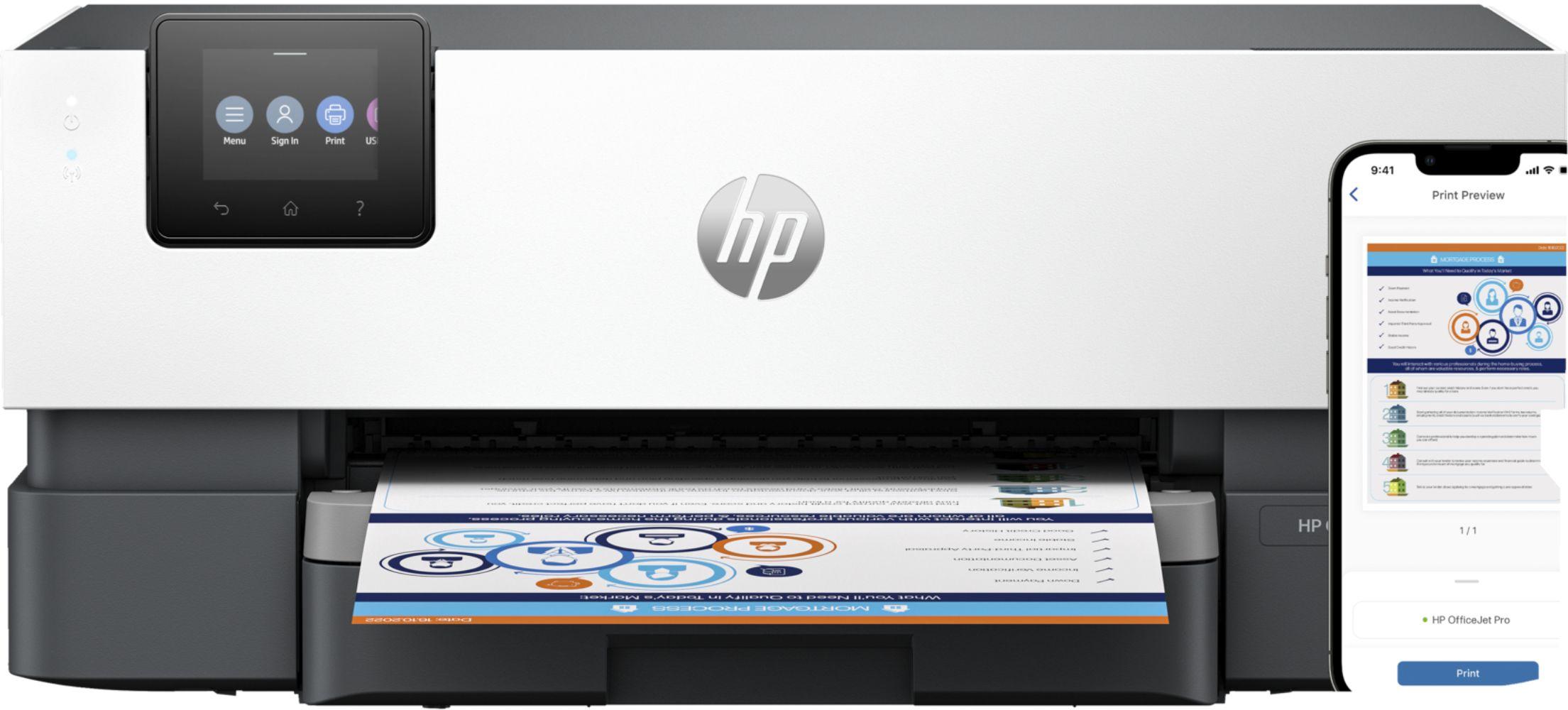 HP OfficeJet Pro 9110b Wireless Printer with PDL Page Descriptive Language Support