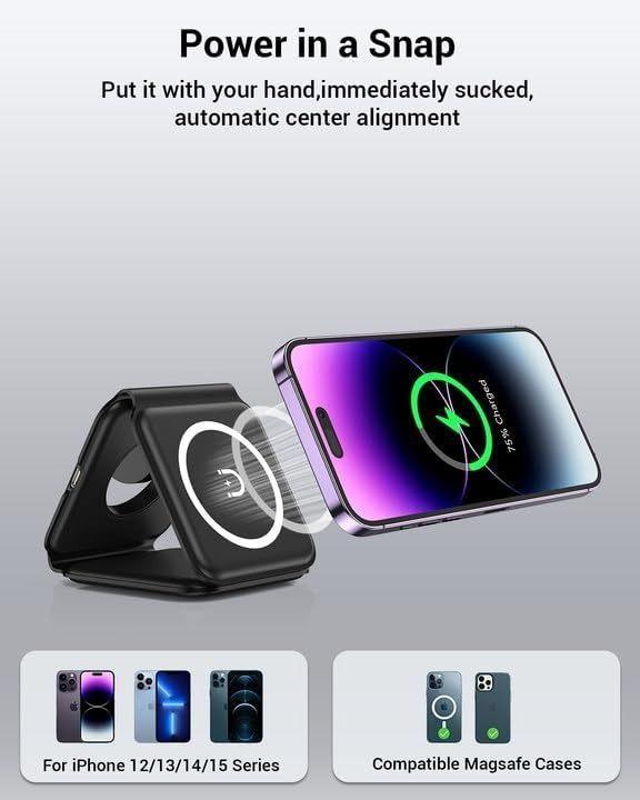 Refurbished Impuvers 3-in-1 Wireless Charger - Reebelo US