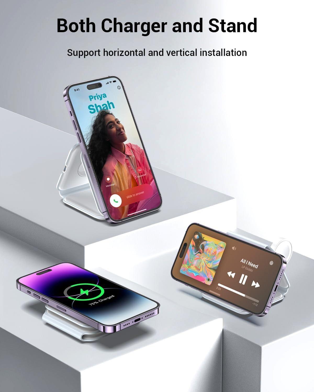 Refurbished Impuvers 3-in-1 Wireless Charger - Reebelo US