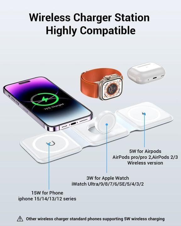 Refurbished Impuvers 3-in-1 Wireless Charger - Reebelo US