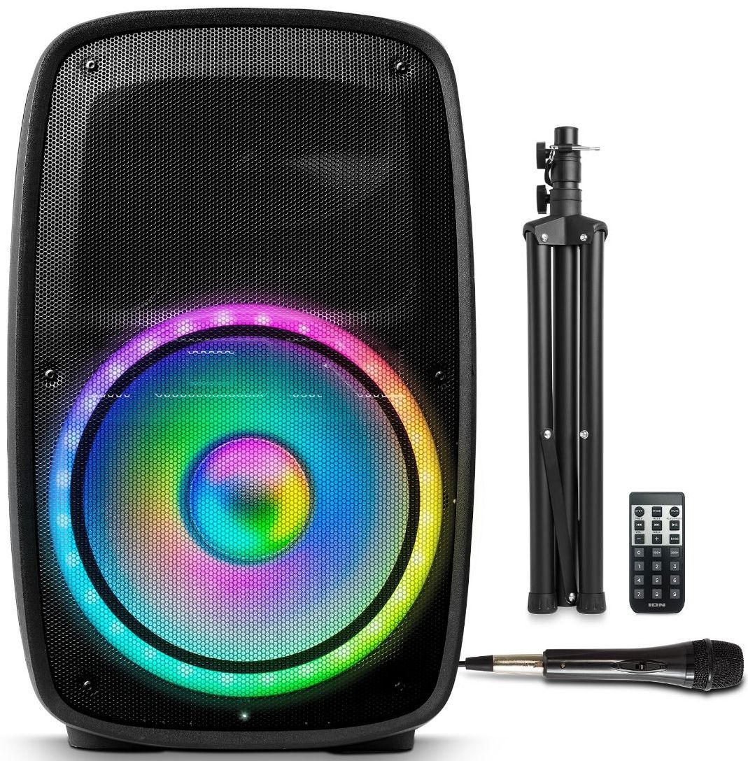 ION Audio Total PA Glow Max Bluetooth Speaker System with Lights