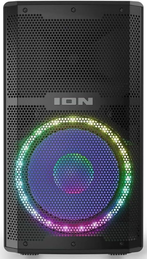 ION Audio Total PA Titan High-Power Speaker System with Premium Wide Sound and Colorful Party Lights