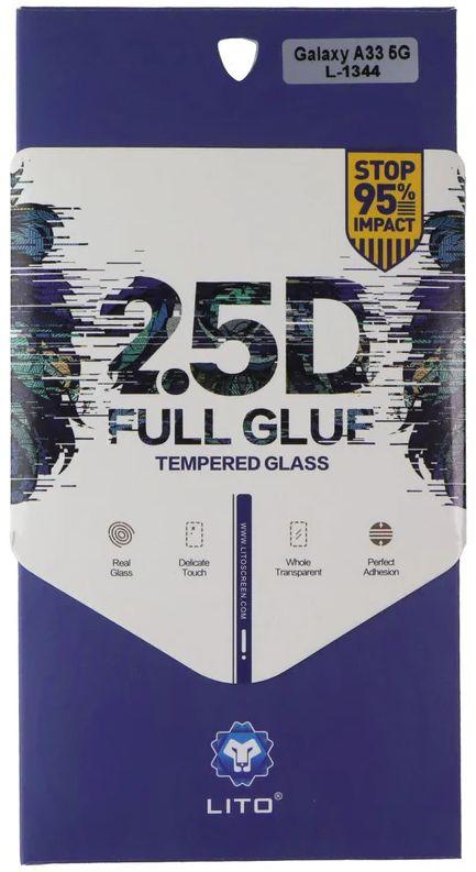 LITO 2.5D Full Glue Tempered Glass Screen Protector for Samsung Galaxy A33 5G