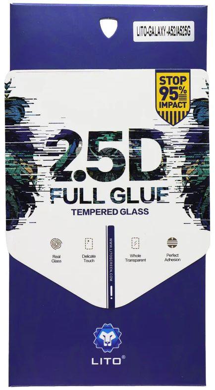 LITO 2.5D Full Glue Tempered Glass Screen Protector for Samsung Galaxy A52/ A52 5G