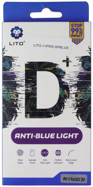 LITO D+ Anti-Blue Light Screen Protector for iPhone 11 Pro/XS/X (2 Pack)