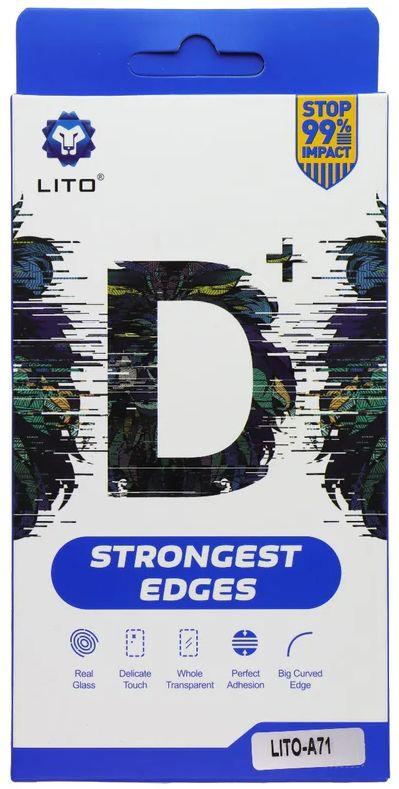 LITO D+ Full Coverage Tempered Glass Screen Protector for Samsung Galaxy A71