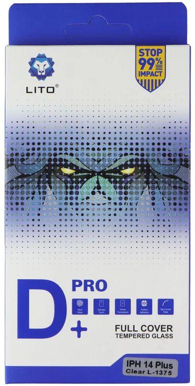 LITO D+ Pro Full Cover Tempered Glass Screen Protector for iPhone 14 Plus