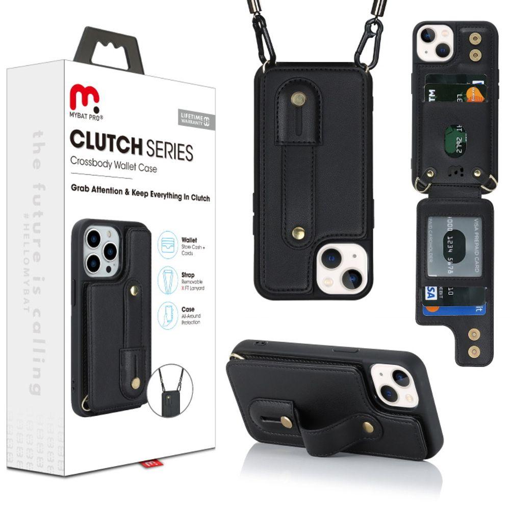 MyBat Pro Clutch Series Crossbody Wallet Phone Case for iPhone 15 Plus