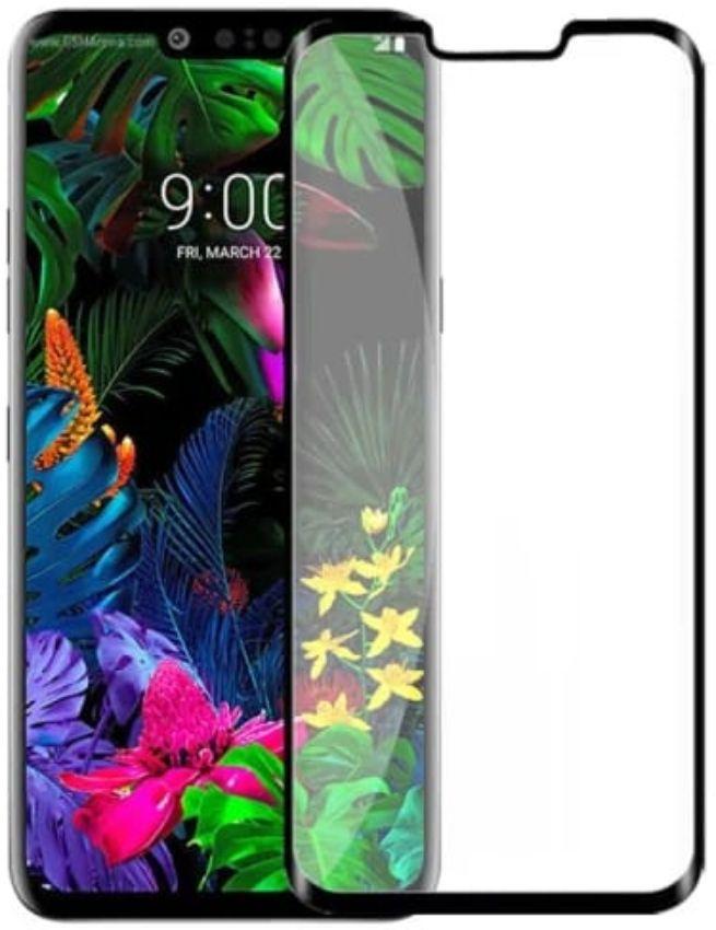 Nuglas 5D Full Cover Curved Edge Tempered Glass Screen Protector for LG G8/G8 ThinQ