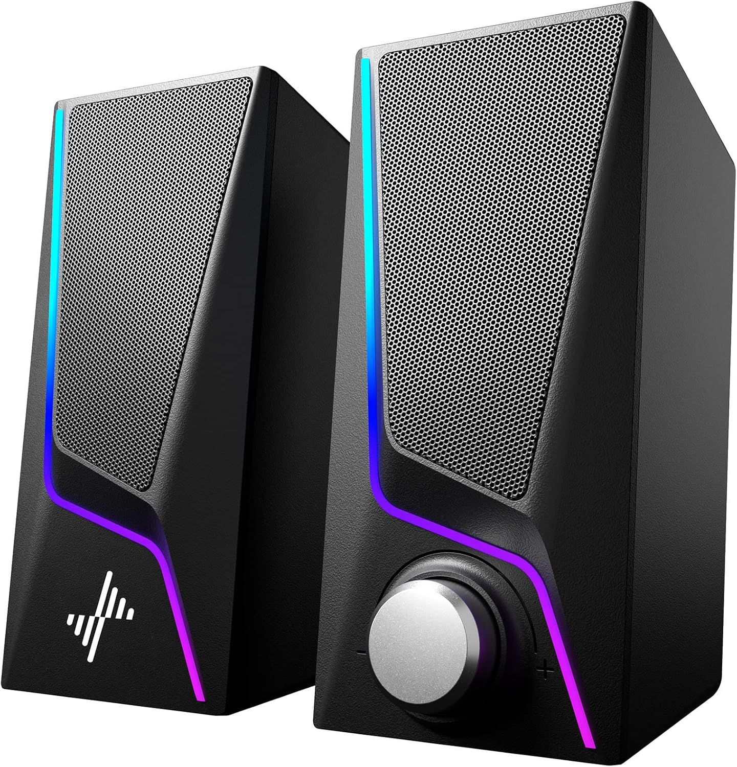 Nylavee Computer Speakers 6 Lighting Modes USB Powered SK400