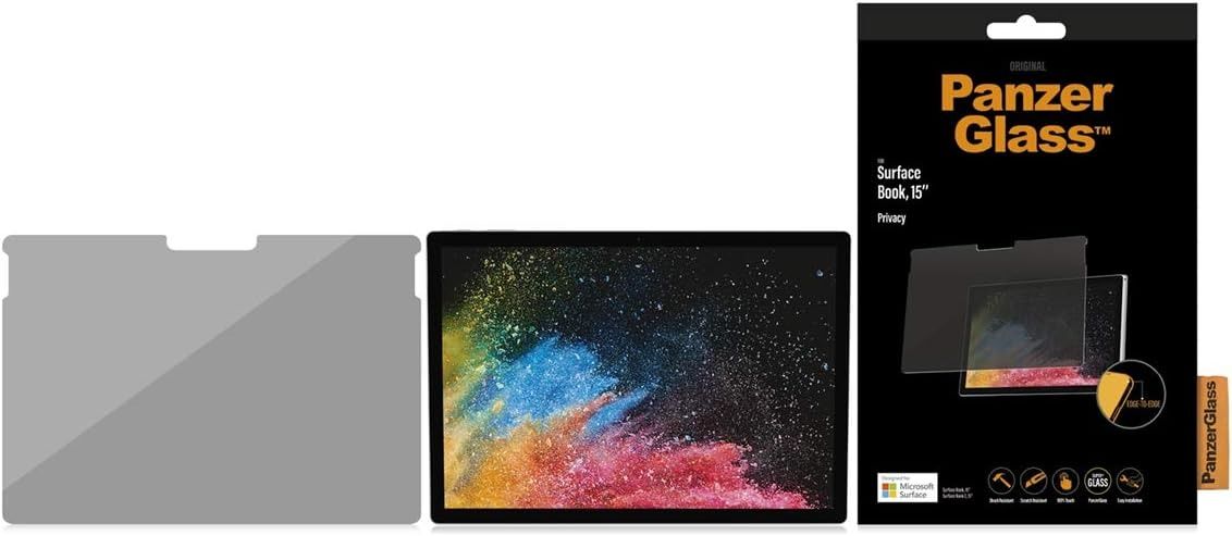 Refurbished PanzerGlass Microsoft Surface Book 15'' Privacy Transparent Screen Protector - Reebelo US