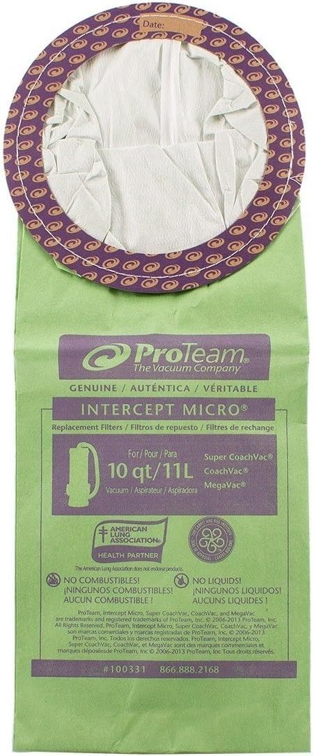 Refurbished ProTeam Pack of 10 Fits (Coachvac | Super Coachvac | Megavac) - Reebelo US