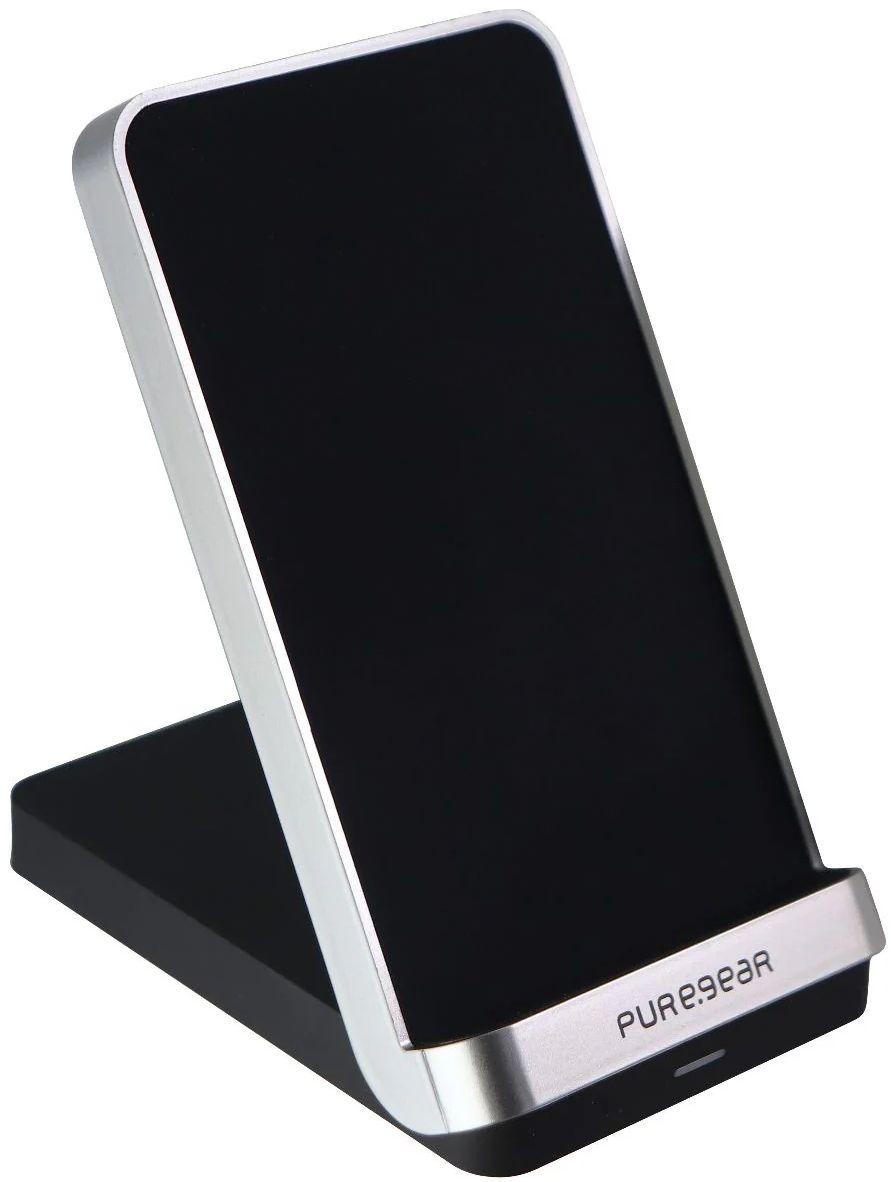 PureGear 2-Coil Fast Wireless Charging Stand for Qi Devices