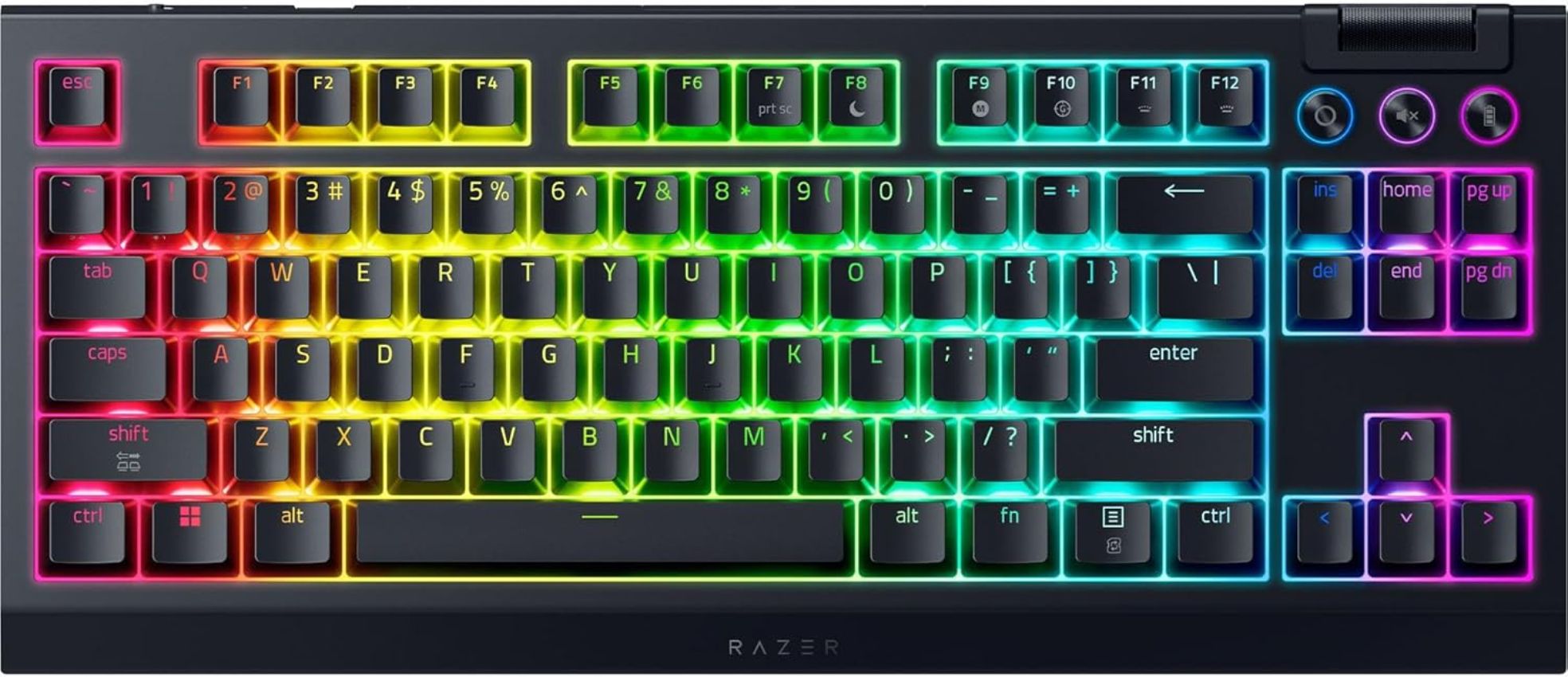 Razer BlackWidow V4 TKL Hyperspeed Keyboard (Yellow Switches)