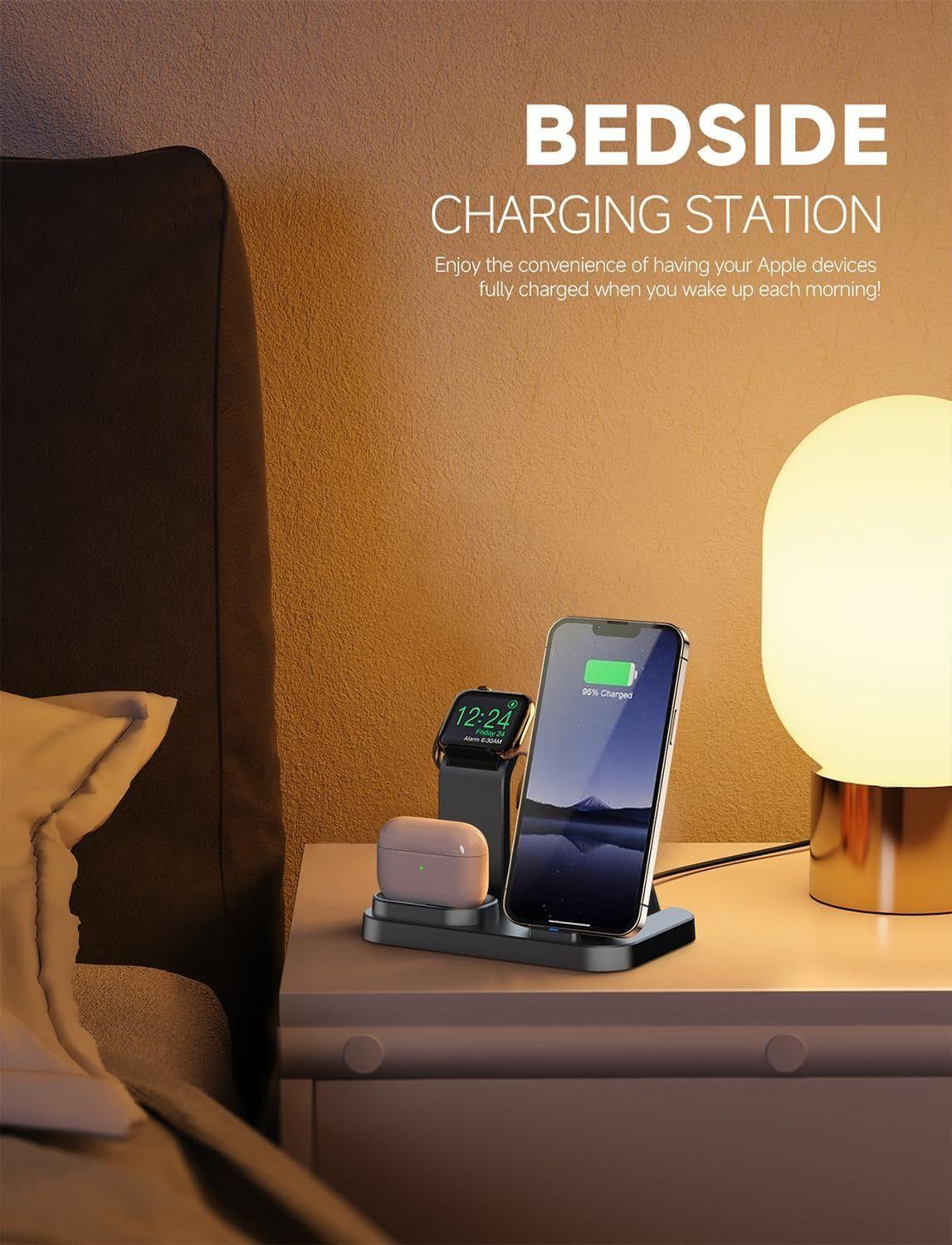 Refurbished RJR Updated 3 in 1 Charging Station for Apple Devices - Reebelo US