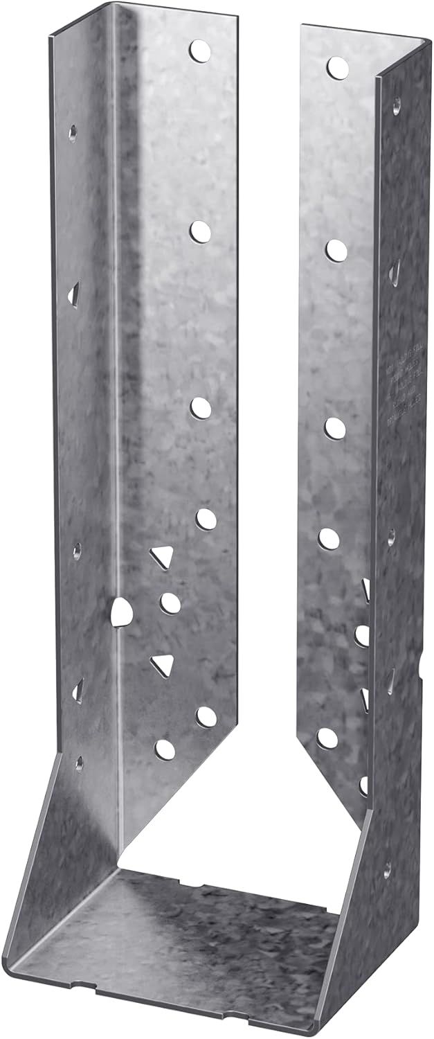 Simpson Strong-Tie HUC210-2Z Double 2x10 ZMAX Galvanized Face-Mount Concealed-Flange Joist Hanger
