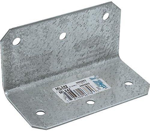 Simpson Strong-Tie ML24Z Heavy Angle 1/4" X 1-1/2" 12 L Angle Zmax Finish (10-Pack)