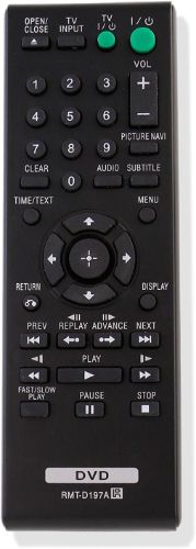 Sony RMT-D197A Remote Control for Sony DVD Player