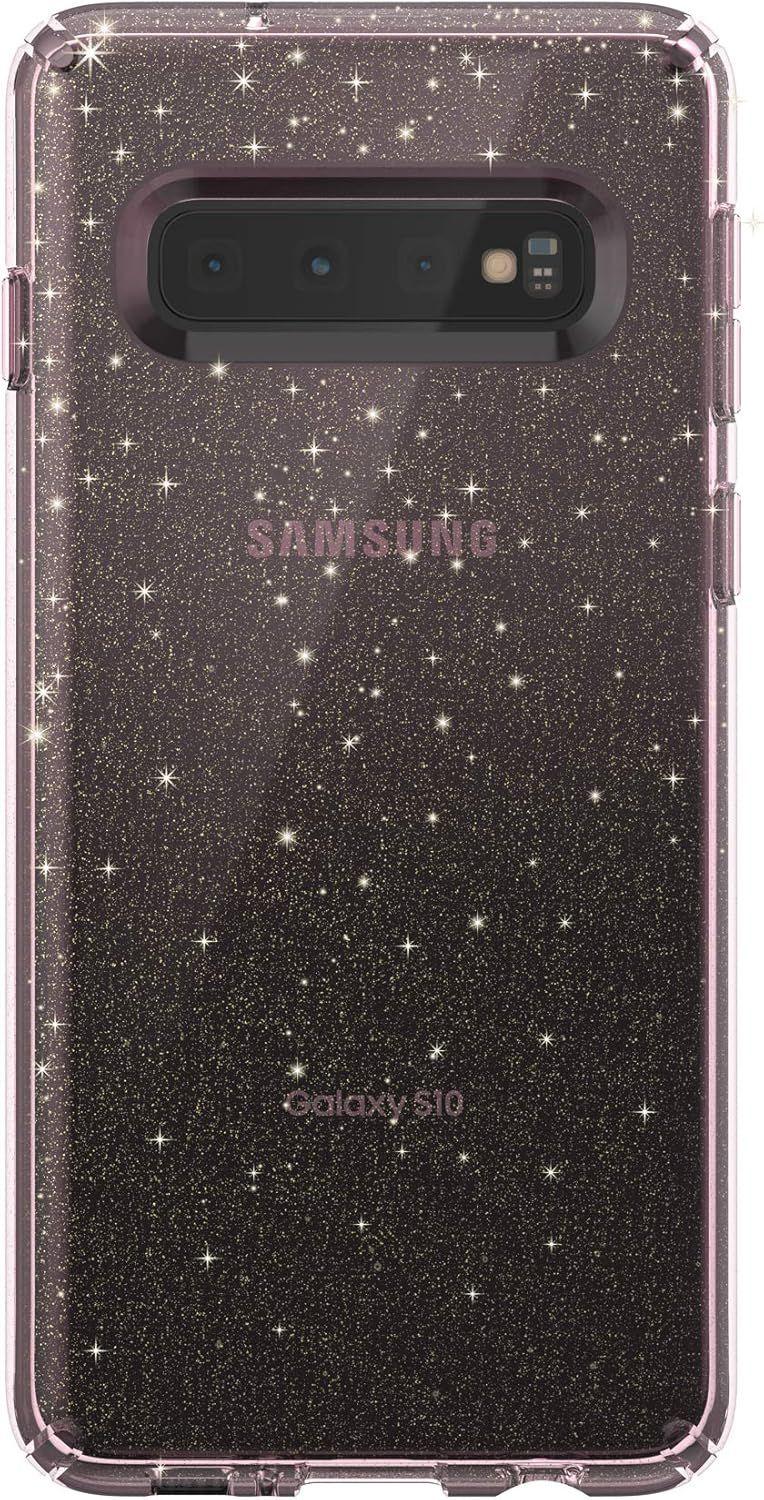 Speck Presidio Clear + Glitter Phone Case for Samsung Galaxy S10