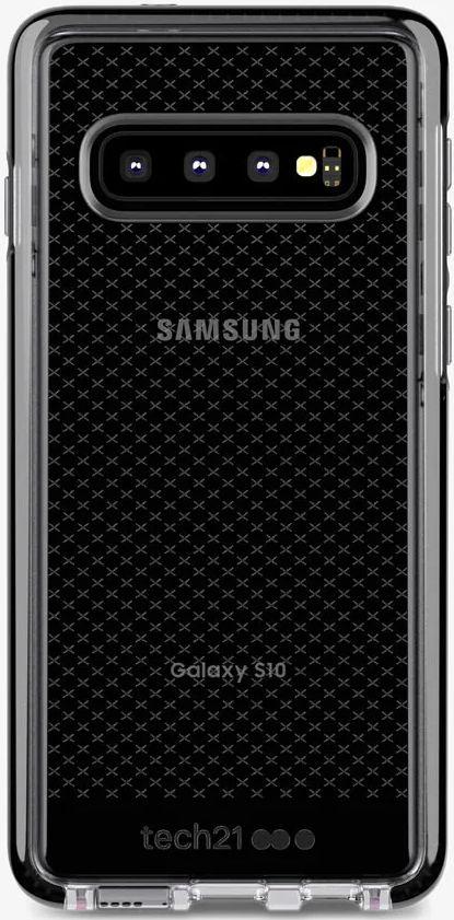 Tech21 Protective Phone Case Thin Patterned Back Cover with FlexShock for Galaxy S10
