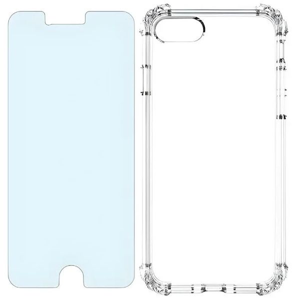 Verizon Clear Phone Case and Blue Light Screen Protector for iPhone 7/8