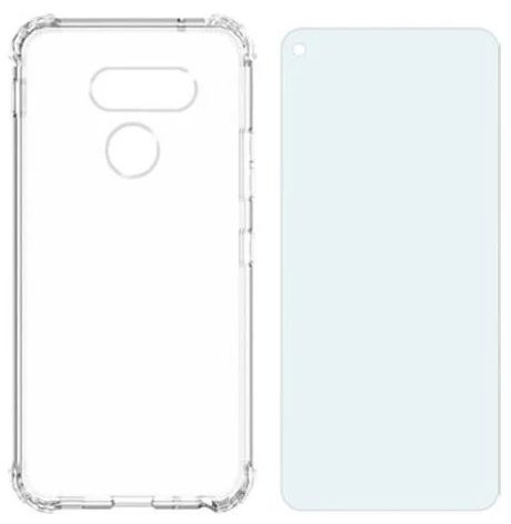 Verizon Clear Phone Case and Blue Light Screen Protector for LG Q70