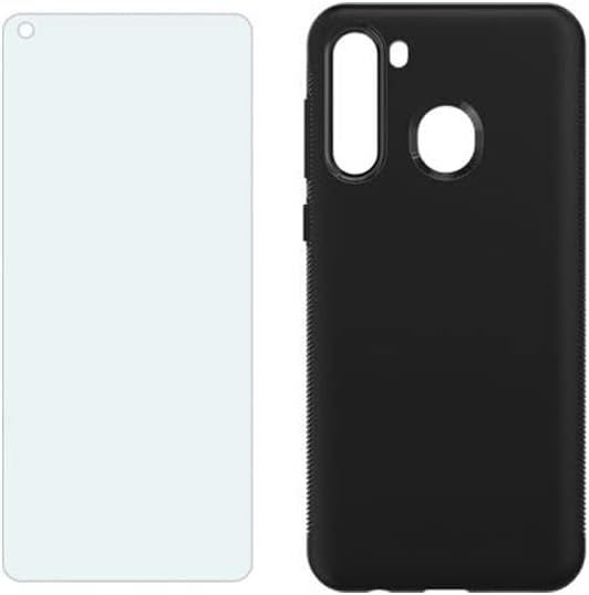 Verizon Clear Phone Case and Blue Light Screen Protector for Samsung Galaxy A21