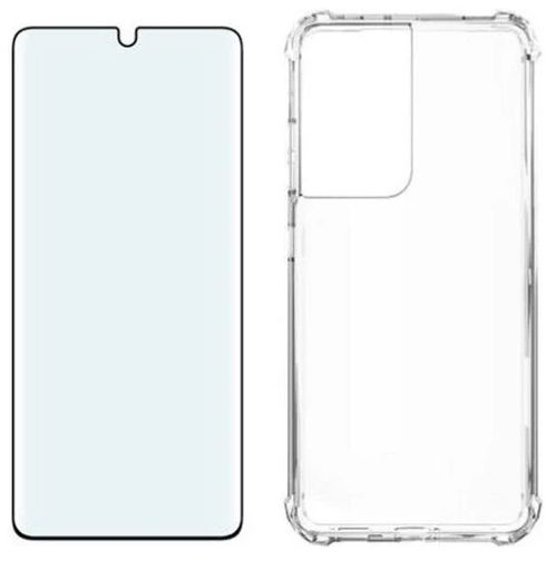 Verizon Clear Phone Case and Blue Light Screen Protector for Samsung Galaxy S21 Ultra 5G