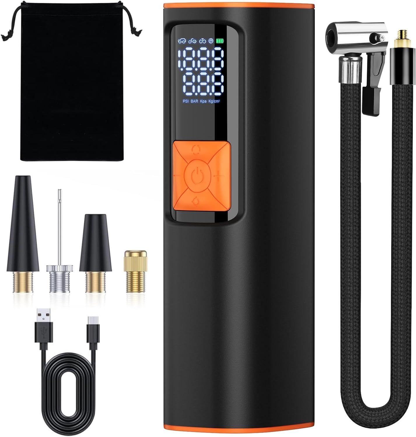 Vonaural Tire Inflator Portable Air Compressor 150PSI Air Pump