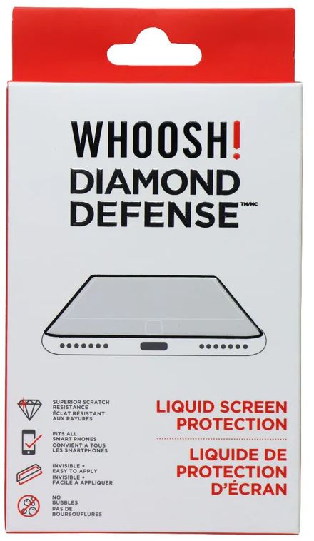Woosh! Diamond Defense Liquid Screen Protection for Smartphones