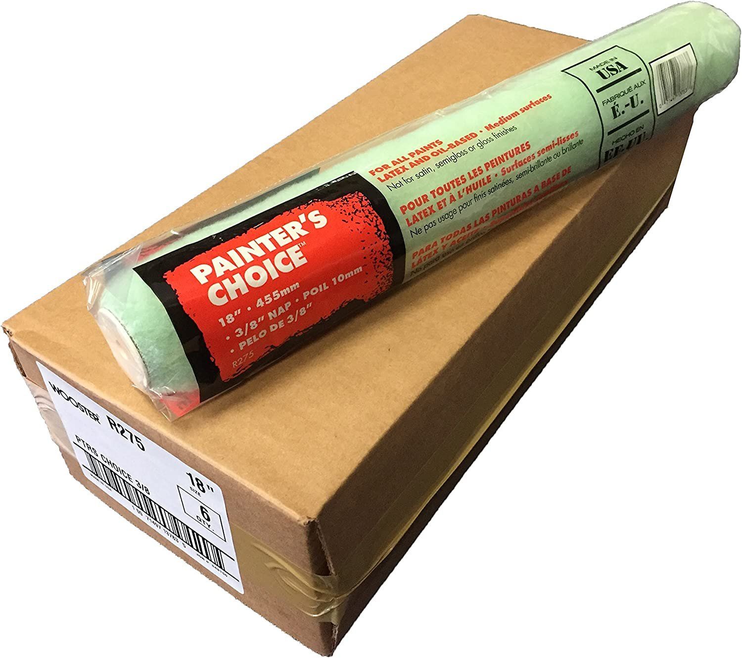 Wooster Brush R275-18 18-Inch Painter's Choice Roller Cover 3/8-Inch Nap (30 Pack)