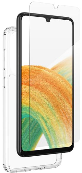 Zagg Bundle Pack Glass Screen Protector & Protective Phone Case for Samsung Galaxy A33 5G