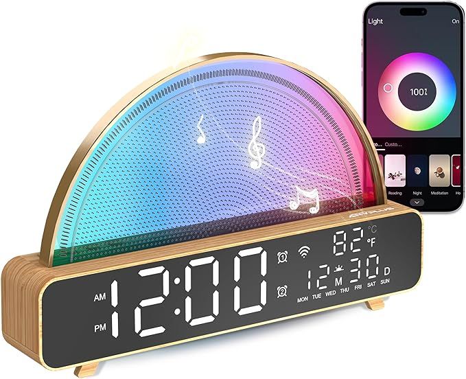 Anyplus Noise Sound Machine Sunrise Alarm Clock RCNZYY01