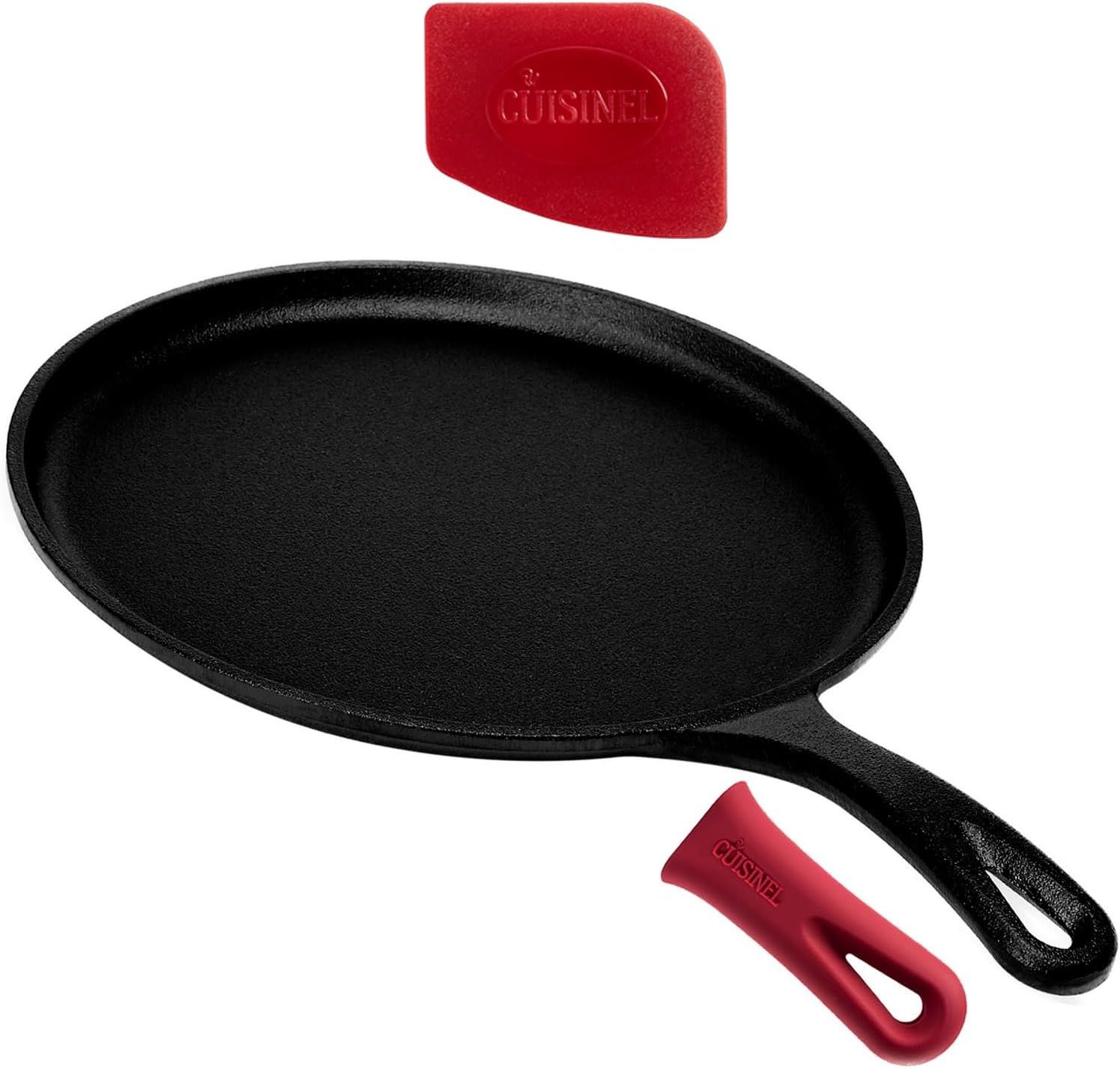 Cuisinel Cast Iron Round Griddle - 10.5 In  C10-RG