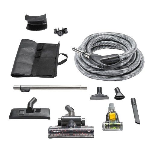 GV Universal Central Vacuum Hose Kit with Turbo Nozzles