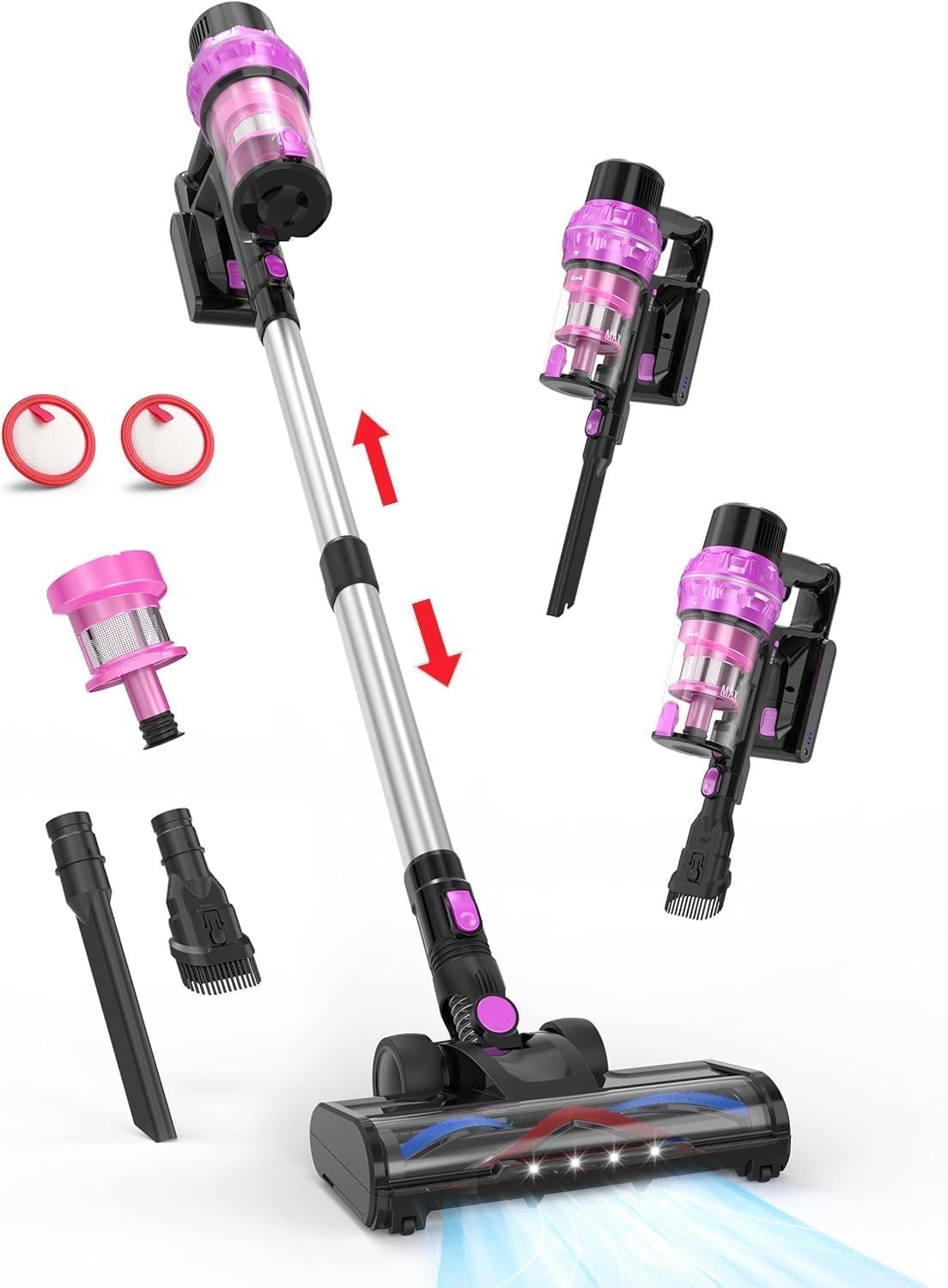 HawKam CA007 7-in-1 Rechargeable Cordless Stick Vacuum Cleaner